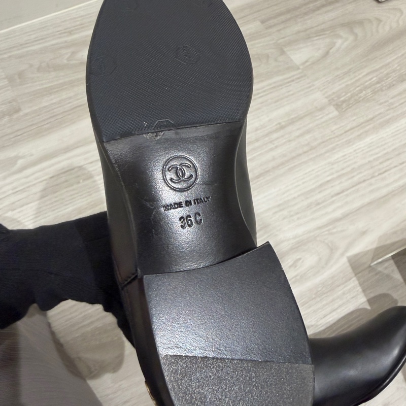 Chanel  黑色短靴❤️‍🔥超好看極新36號-18