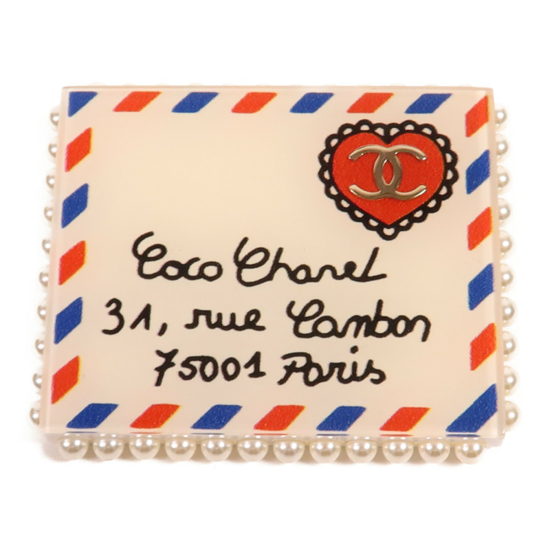 CHANEL PVC Brooch金扣胸針-0