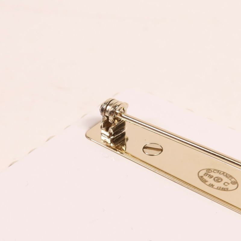 CHANEL PVC Brooch金扣胸針-5