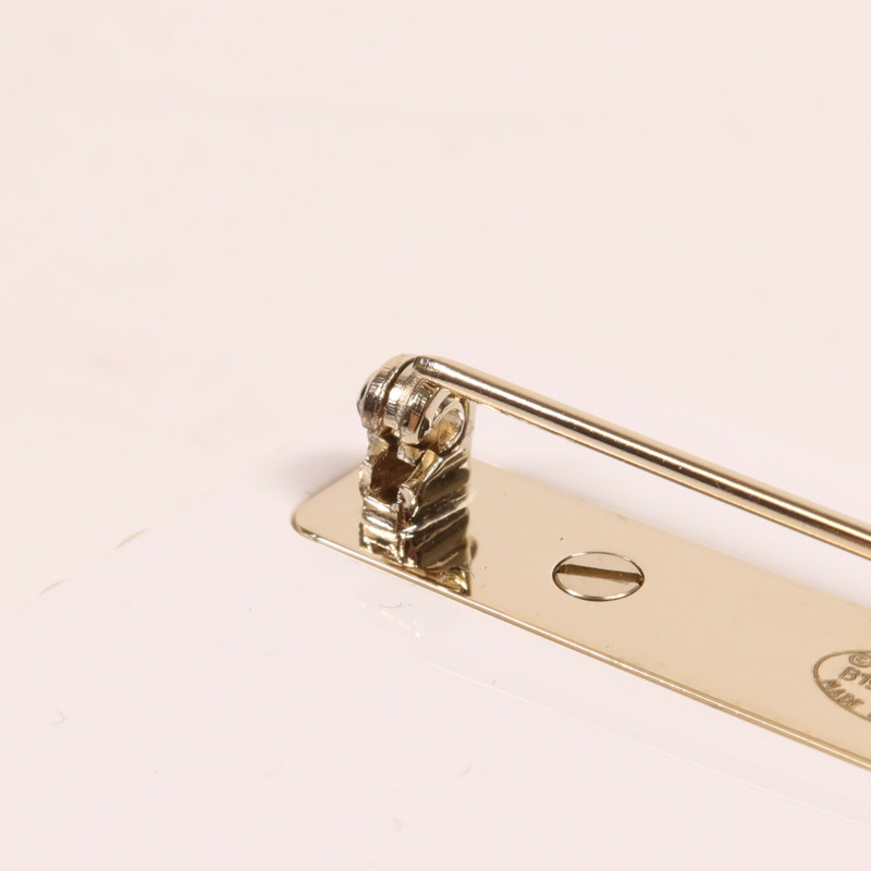 CHANEL PVC Brooch金扣胸針-6