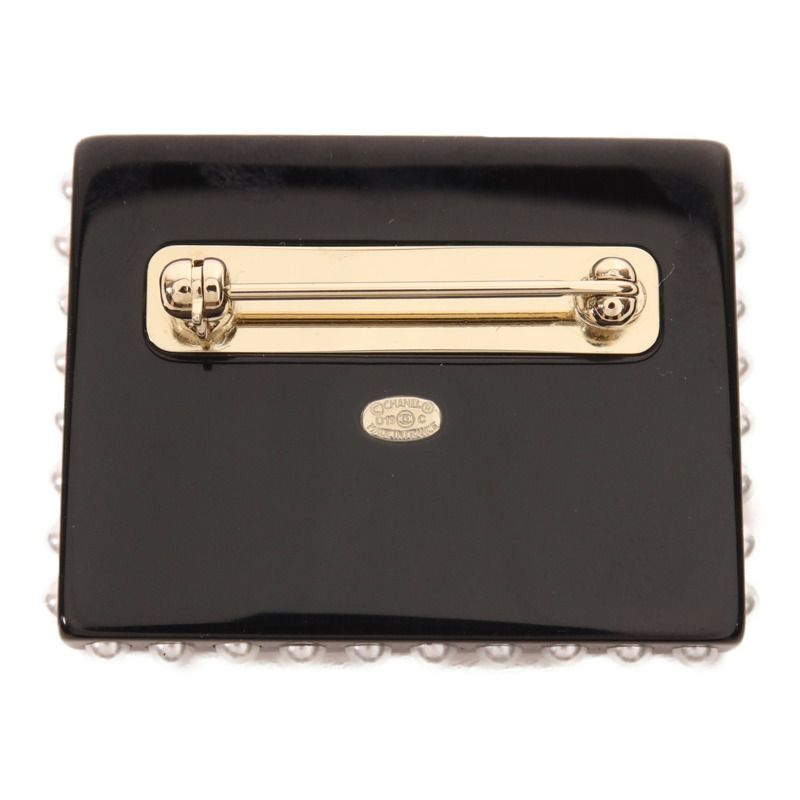 CHANEL PVC Brooch金扣胸針-3