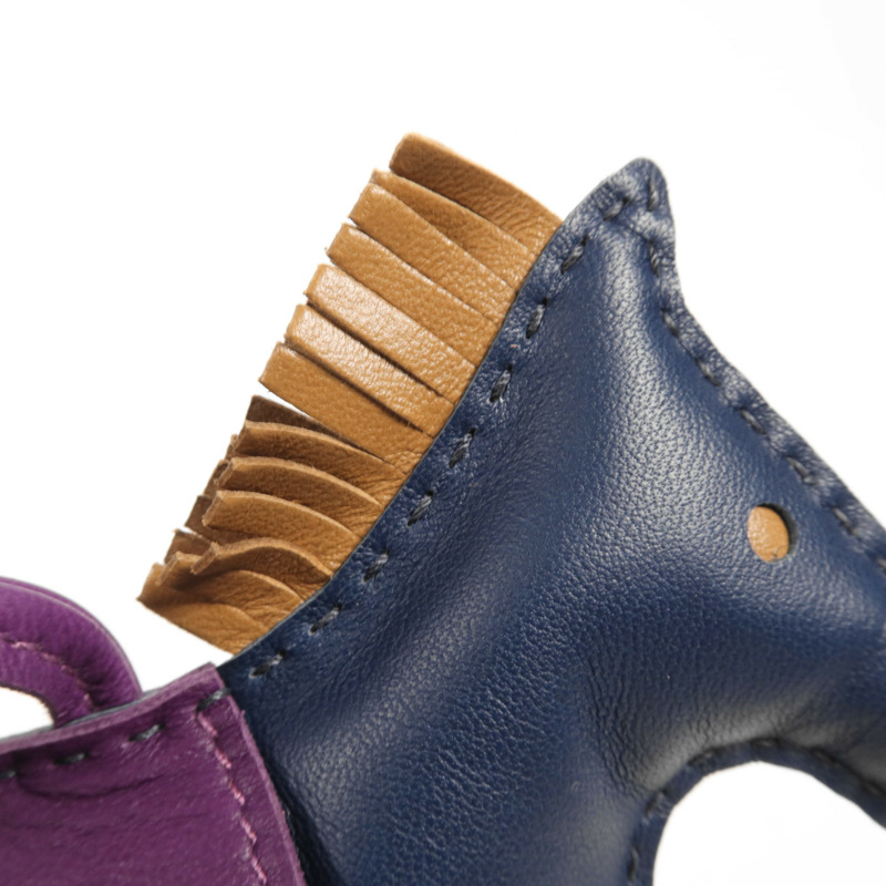 HERMES Milo皮革Rodeo MM掛飾-4