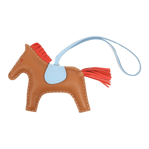 HERMES Milo皮革Rodeo MM掛飾