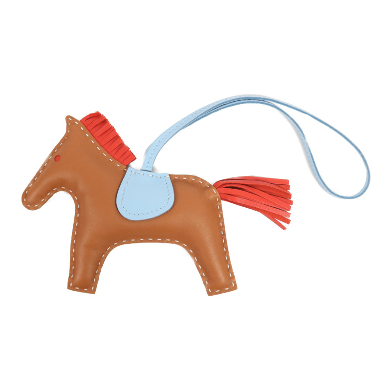 HERMES Milo皮革Rodeo MM掛飾-0