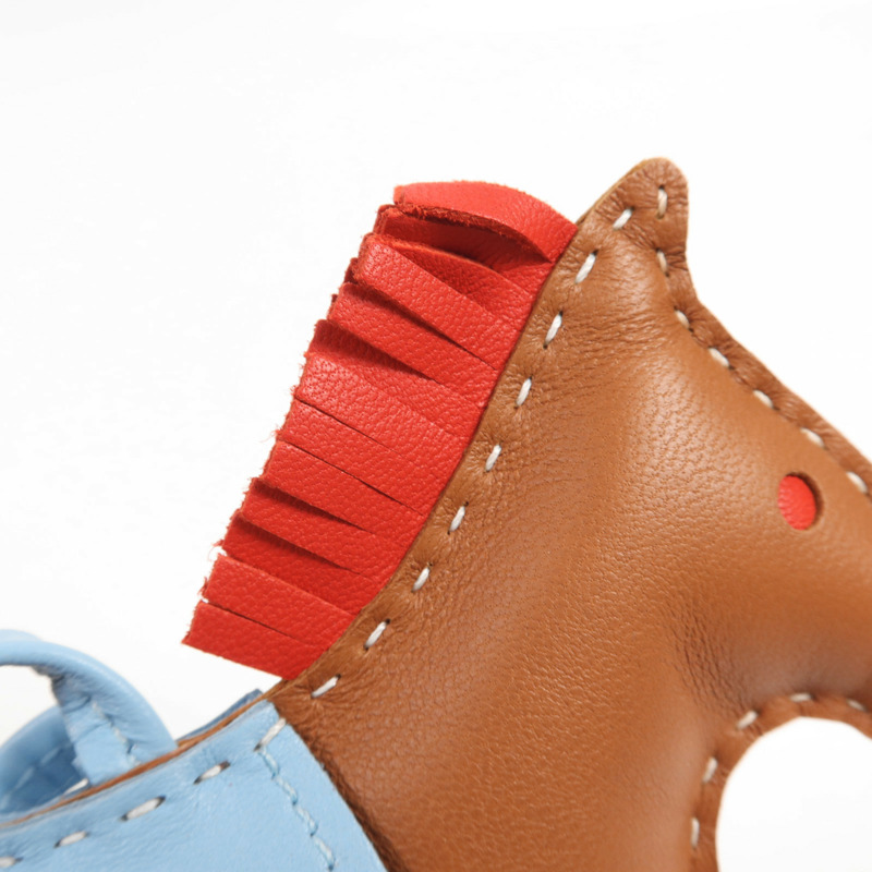 HERMES Milo皮革Rodeo MM掛飾-4