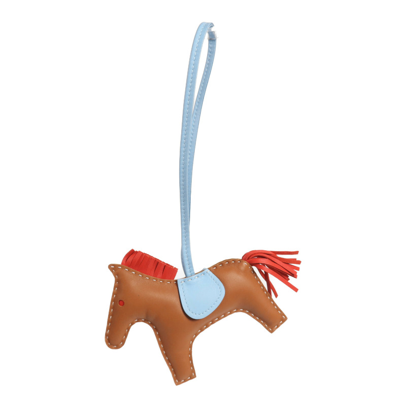 HERMES Milo皮革Rodeo MM掛飾-8