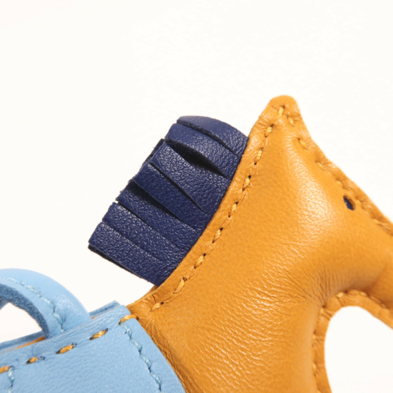 HERMES Milo皮革Rodeo PM掛飾-4