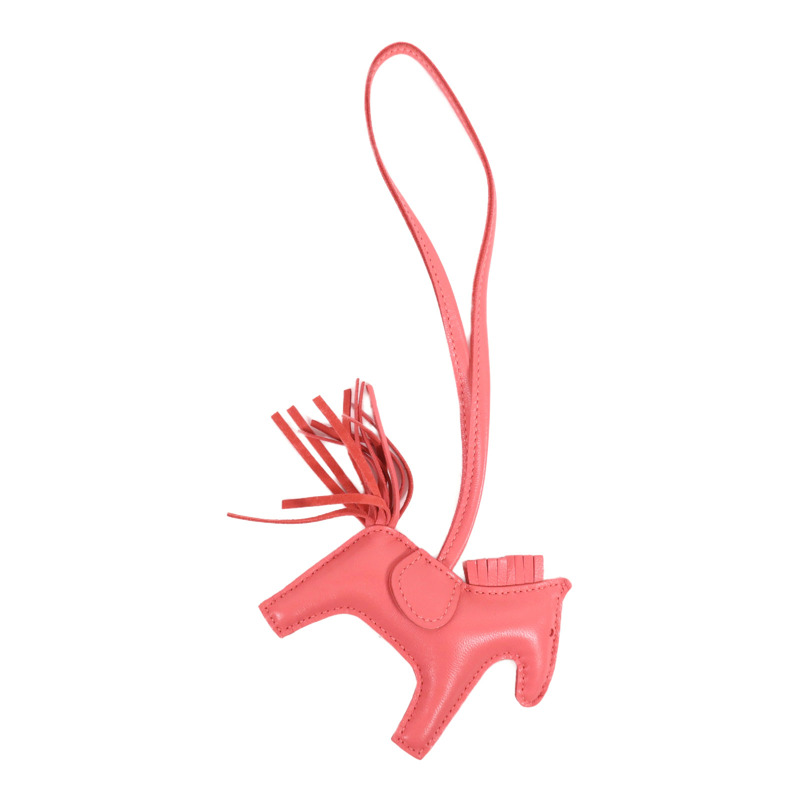 HERMES Milo皮革Rodeo PM掛飾-3