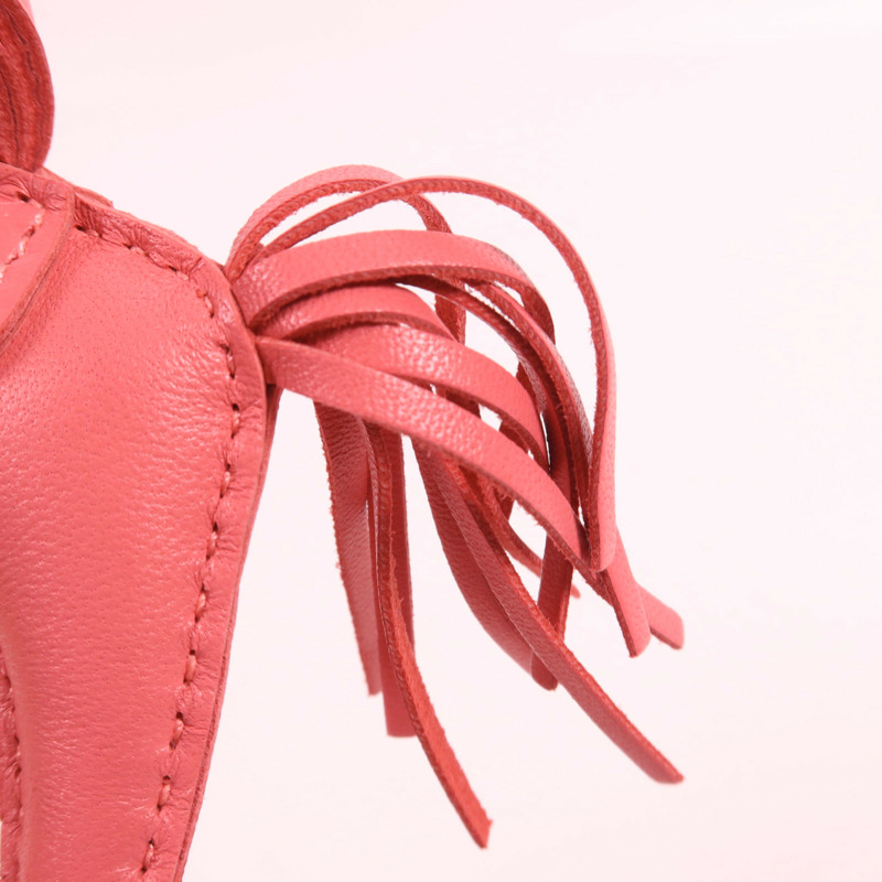 HERMES Milo皮革Rodeo PM掛飾-5