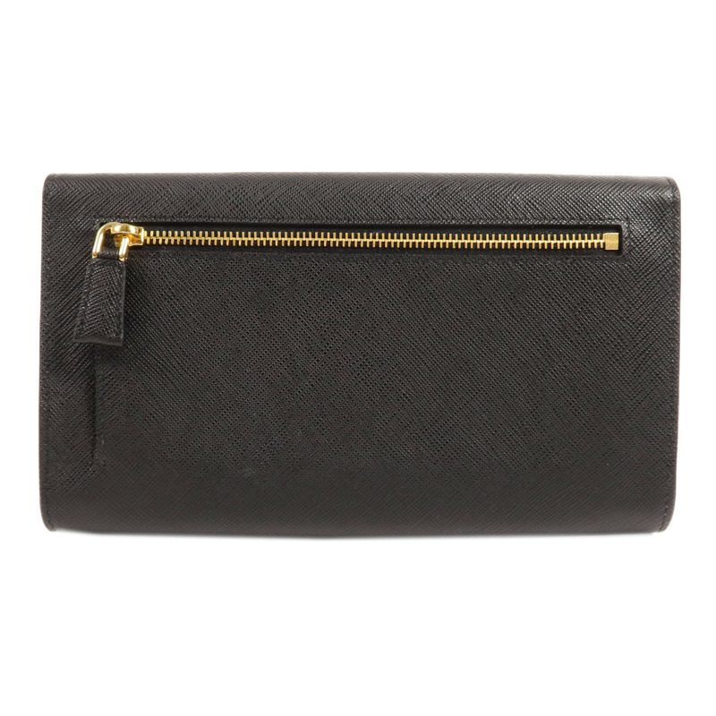 PRADA 牛皮皮革Chain Shoulder金扣鏈帶肩背袋-1