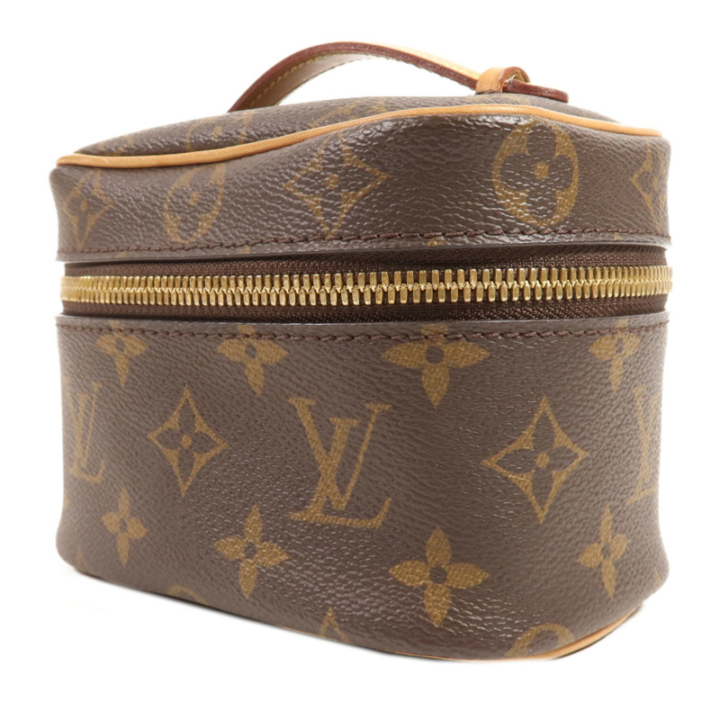 LOUIS VUITTON Monogram Nice Nano金扣化妝袋-2