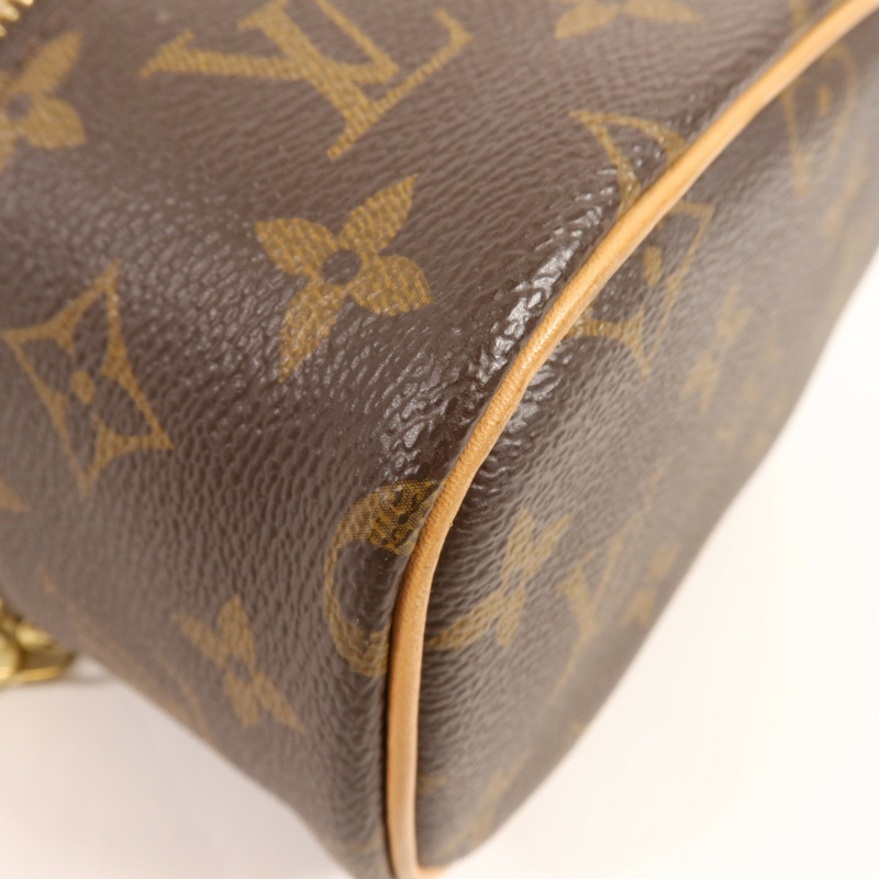 LOUIS VUITTON Monogram Nice Nano金扣化妝袋-8