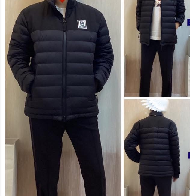 BURBERRY英國男款黑色羽絨外套S-0
