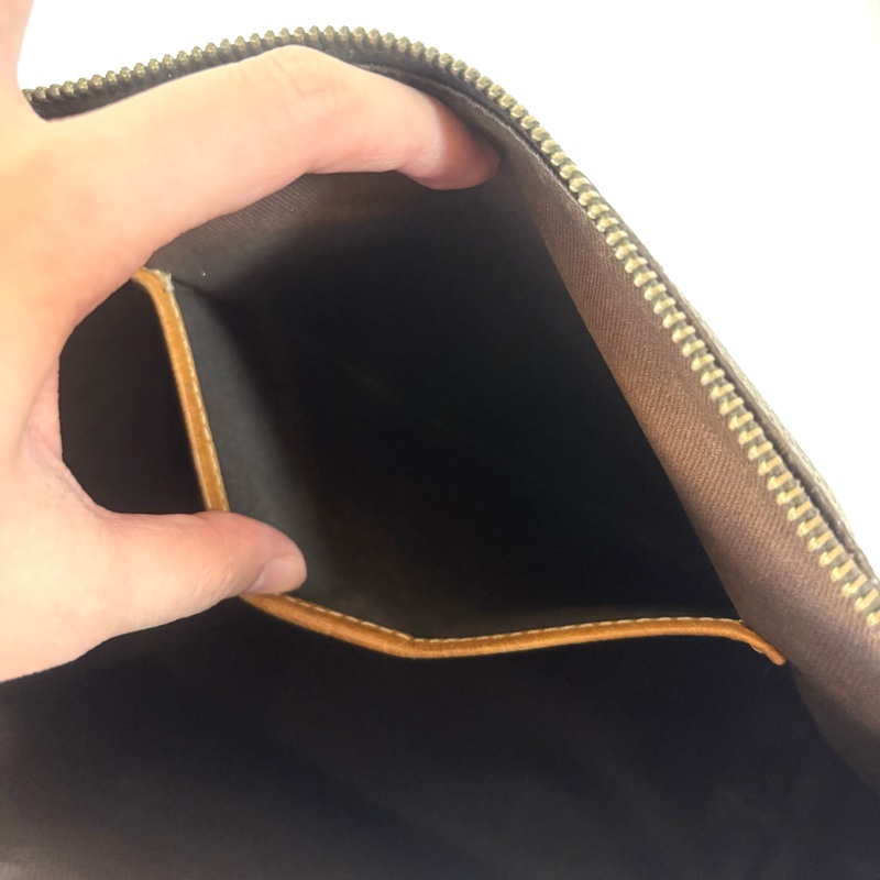 Celine 棕色凱旋門飯盒包 單肩包-11