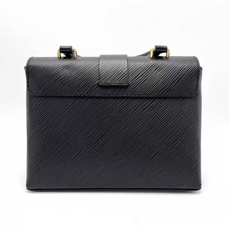 LV 黑金水波紋locky bb鎖頭包 21*16*8 98新配件塵袋-5