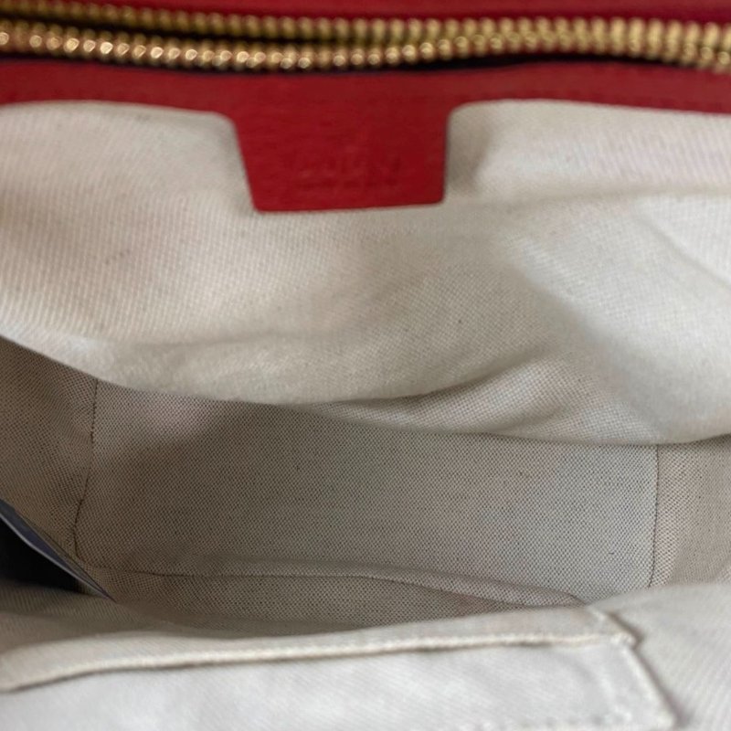 Gucci Supreme老花拼色 蘋果小號後背書包 99新配件塵袋-1