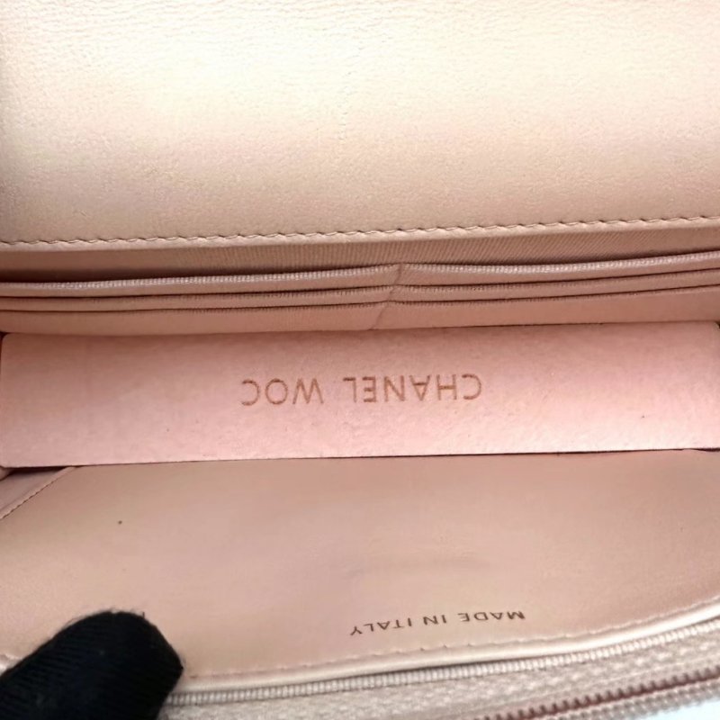 CHANEL19bag WOC肩背斜背包19*12*4 98新配件盒子塵袋-1