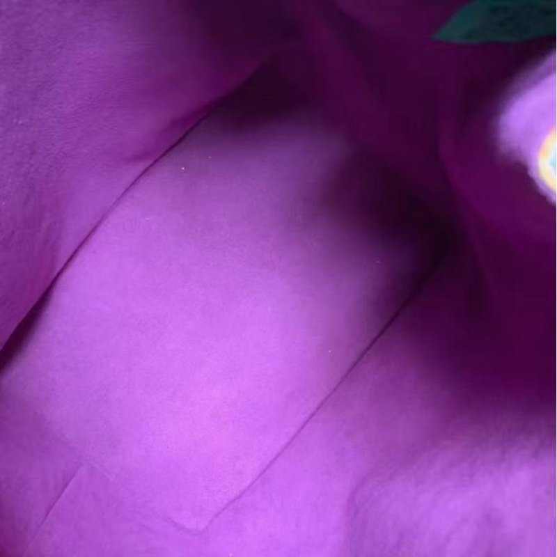 LV 黃色金扣水波紋抽繩水桶肩背包26*27*19.5 98新配件塵袋-1