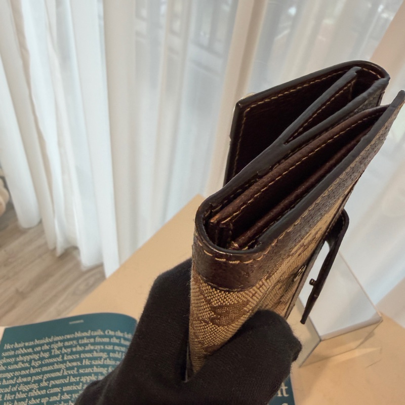 Gucci 老花長夾🤎中古品相好🤎-6