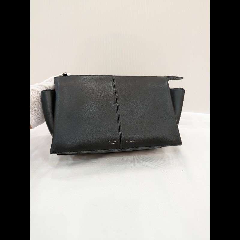 莉亞精品♡Celine 全皮三折鏈條晚宴包 二手美包-3