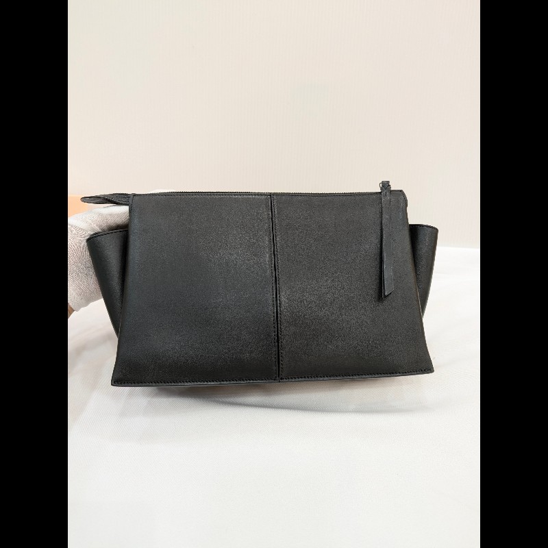 莉亞精品♡Celine 全皮三折鏈條晚宴包 二手美包-4