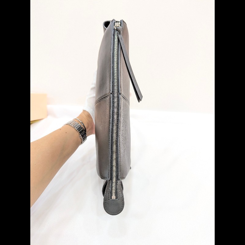 莉亞精品♡Celine 全皮三折鏈條晚宴包 二手美包-12