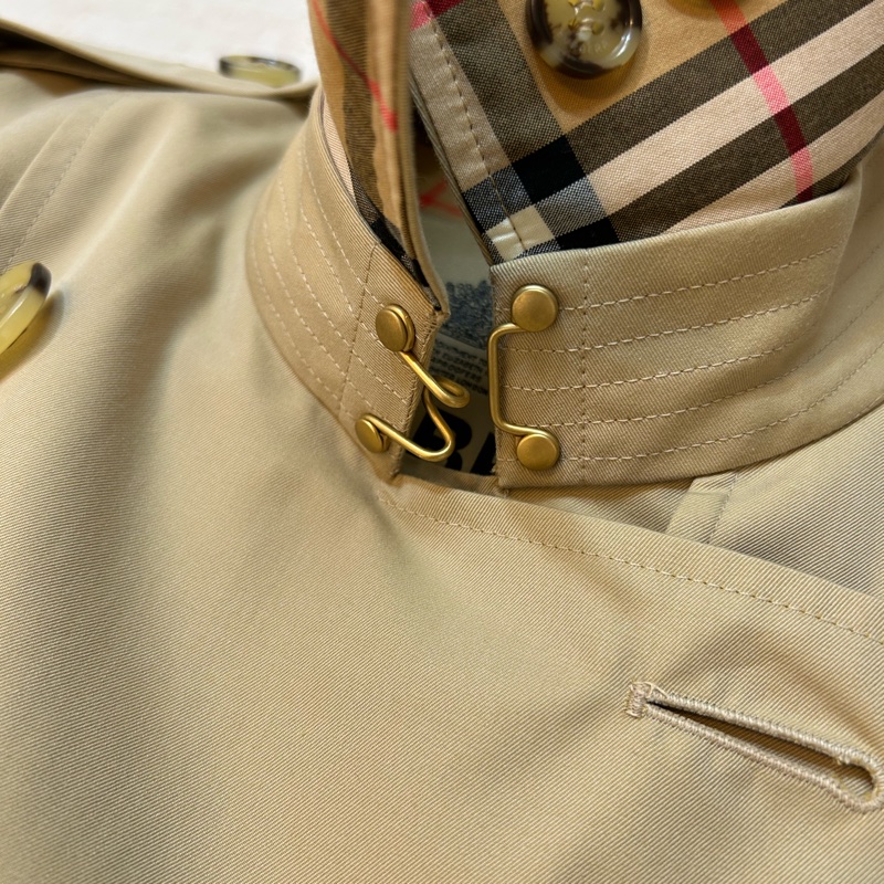 BURBERRY英國蜜色長風衣UK8-8