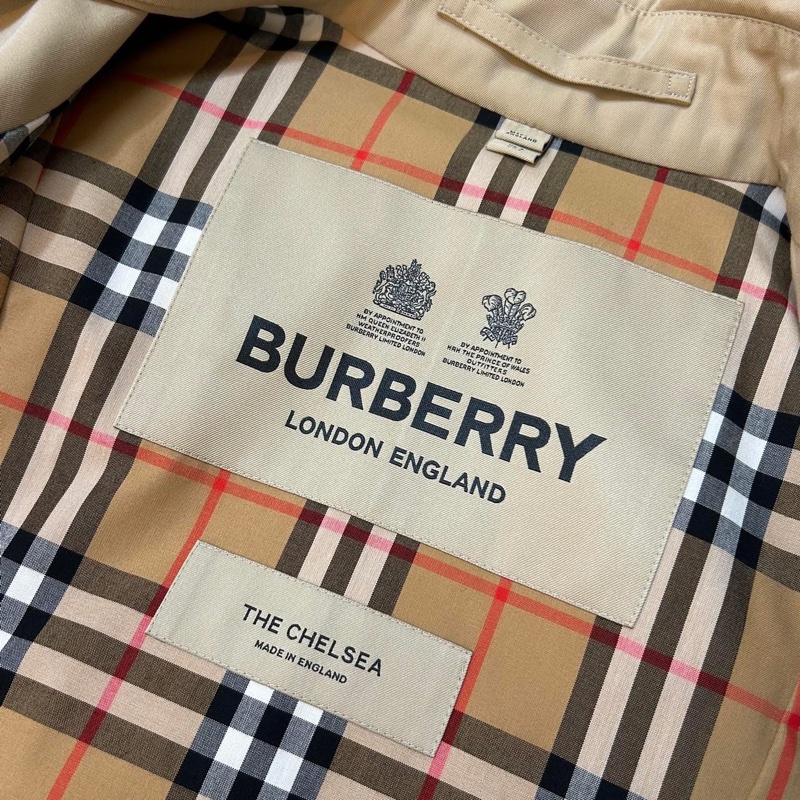 BURBERRY英國蜜色長風衣UK8-14