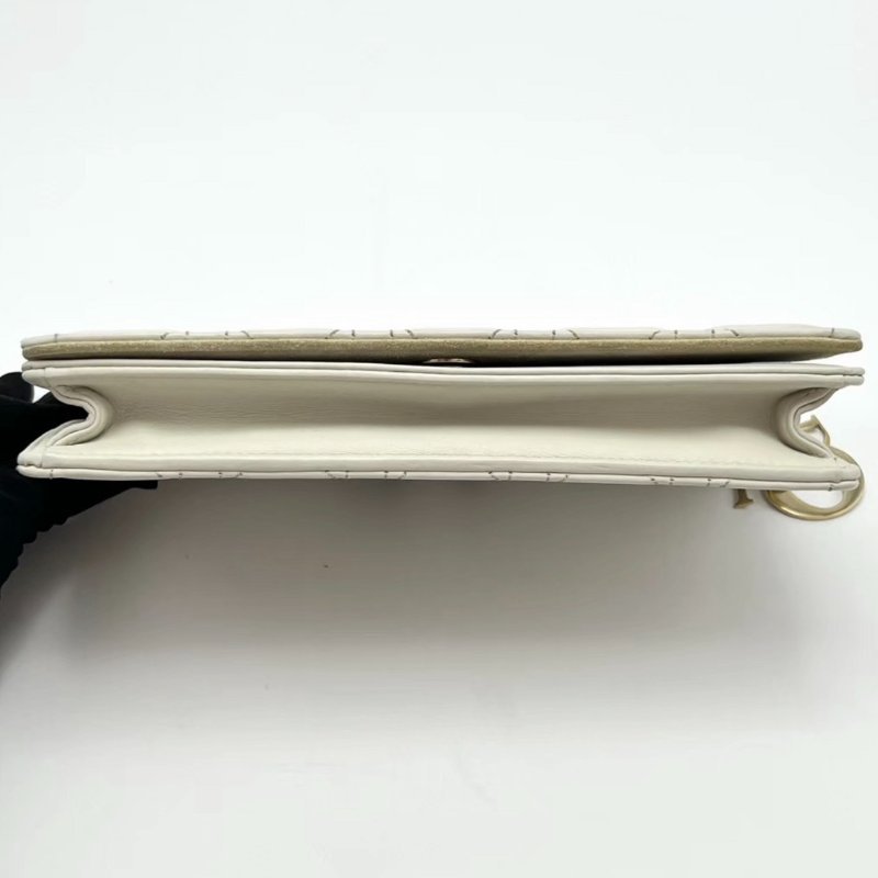 DIOR 白金情人節限定三合一woc肩背斜背鏈條包 21.5*13*3 98新配件塵袋-3