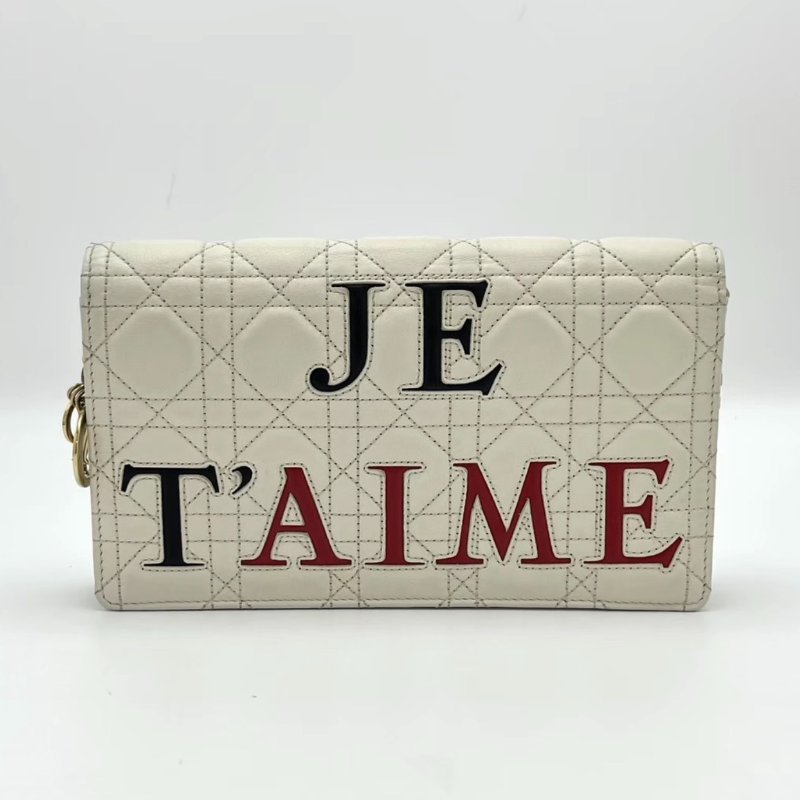 DIOR 白金情人節限定三合一woc肩背斜背鏈條包 21.5*13*3 98新配件塵袋-5