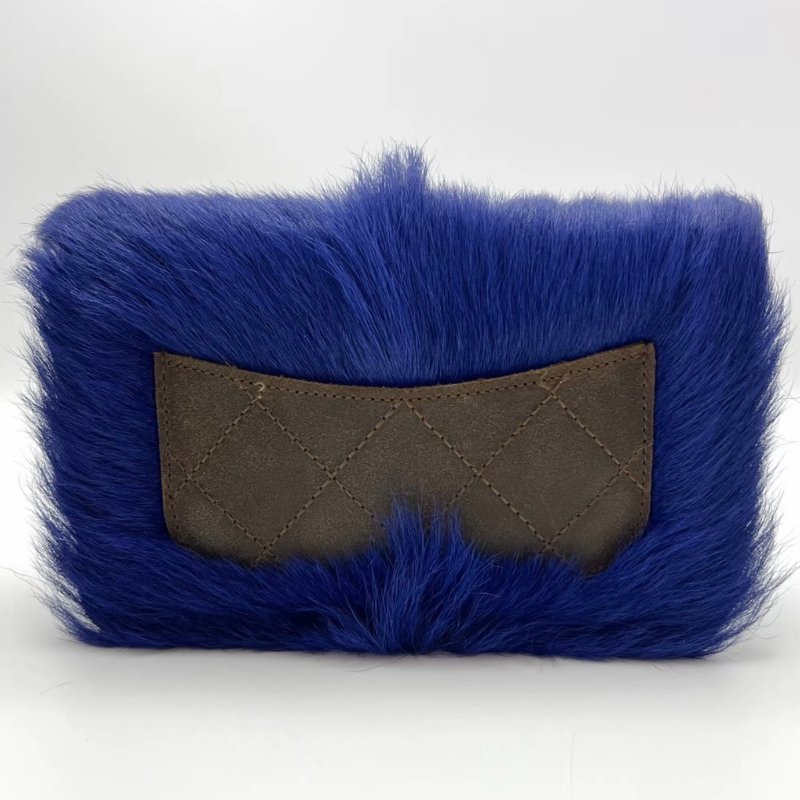 CHANEL秀款皮草woc肩背斜背包19.5*13*5 98新配件塵袋保卡-4