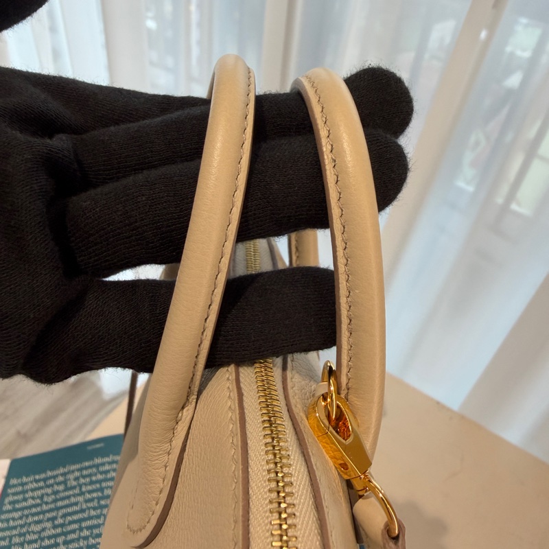 Hermes mini bolde BL冰川白❤️🔥購證❤️🔥盒袋防塵-16