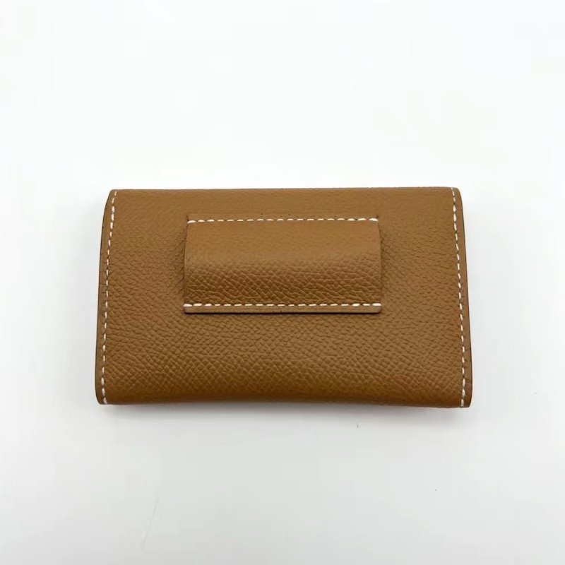 HERMES 金棕金扣kelly pocket腰帶10.5*6.5*1 99新配件盒子塵袋-1