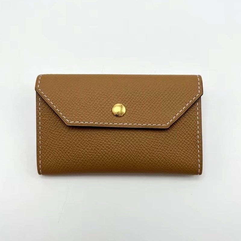 HERMES 金棕金扣kelly pocket腰帶10.5*6.5*1 99新配件盒子塵袋-2