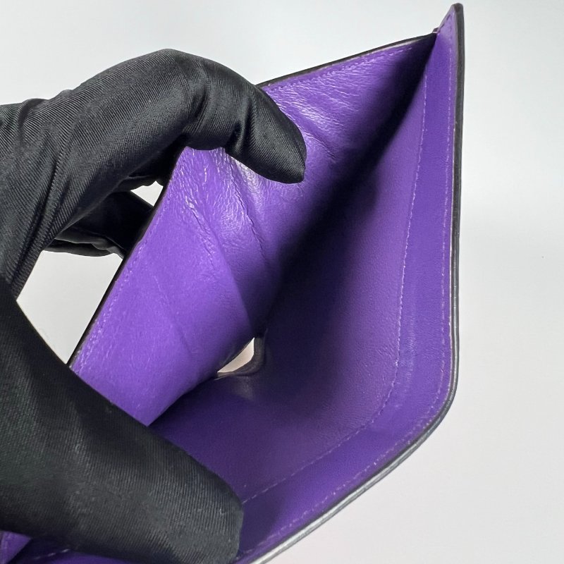 BVLAGRI 粉蛇頭三折短夾-5