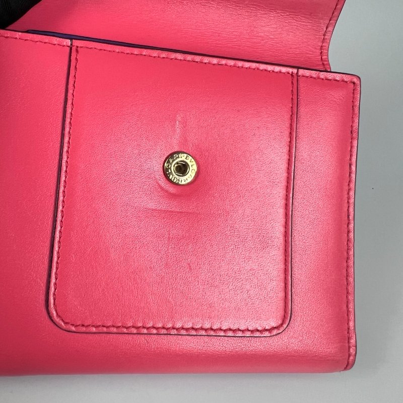 BVLAGRI 粉蛇頭三折短夾-7