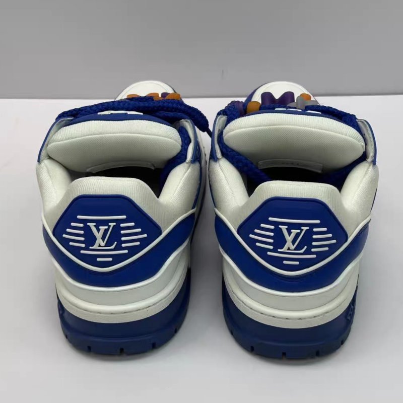 LV 藍白拼色TRAINER MAXI 運動鞋 42.5號 99新配件塵袋-2