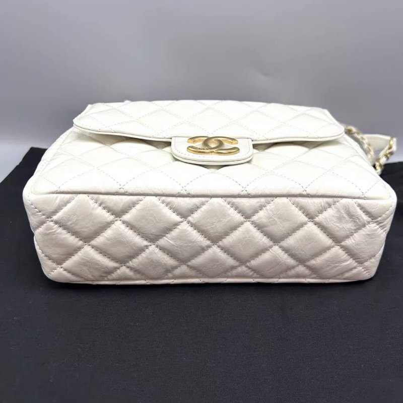 CIANEL 白金油蠟皮天貓精靈中號肩背斜背包23*21*6 99新配件塵袋購證-3