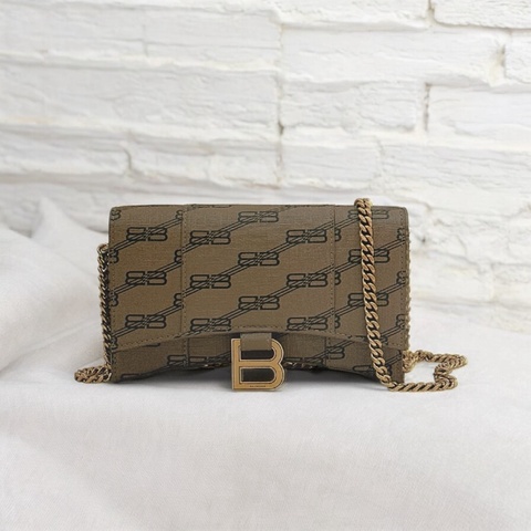 莉亞精品♡ BALENCIAGA 沙漏woc 近新美包