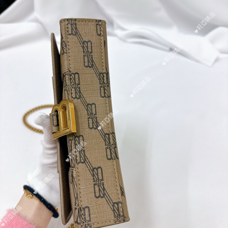 莉亞精品♡ BALENCIAGA 沙漏woc 近新美包-7