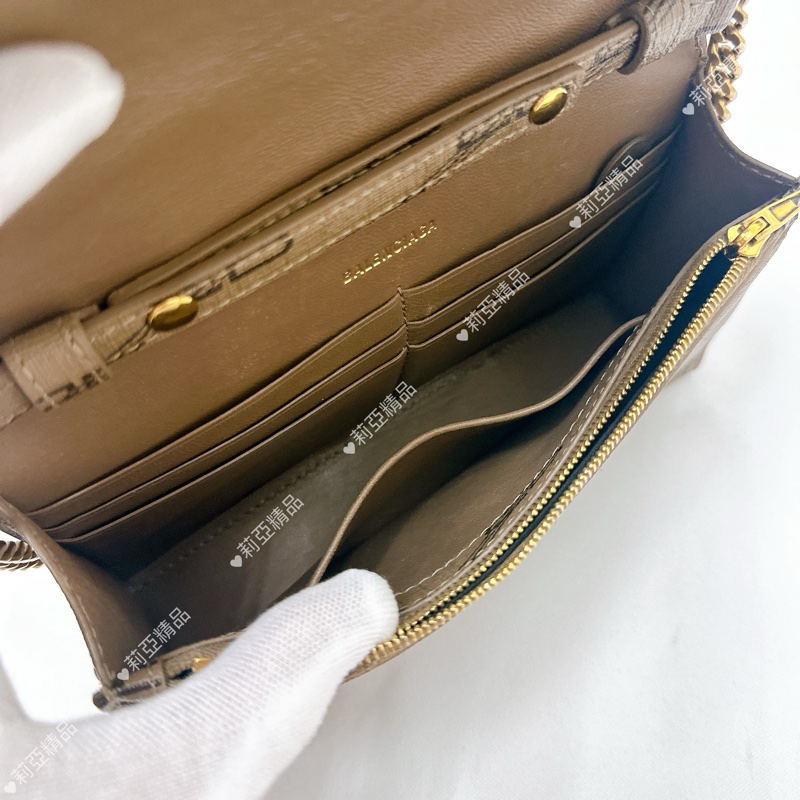 莉亞精品♡ BALENCIAGA 沙漏woc 近新美包-13