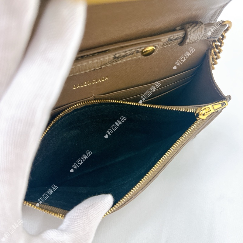 莉亞精品♡ BALENCIAGA 沙漏woc 近新美包-14