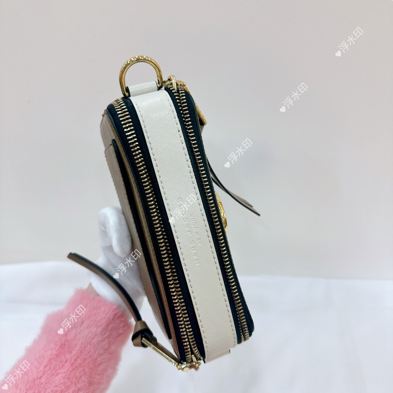 莉亞精品♡ MJ相機包 黑金棕 近新美包-7