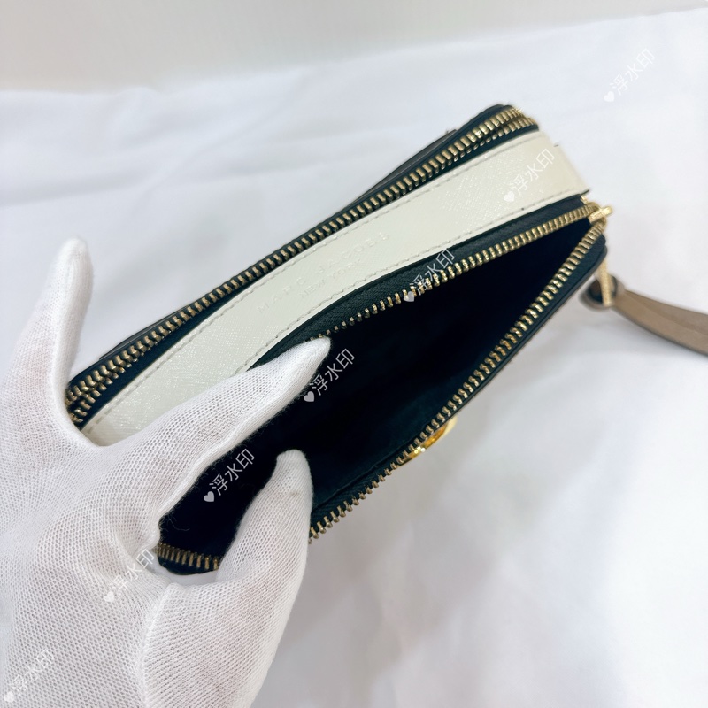 莉亞精品♡ MJ相機包 黑金棕 近新美包-12