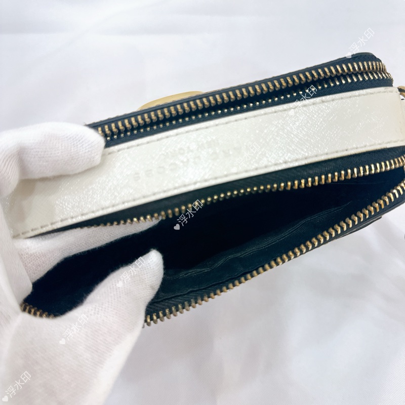 莉亞精品♡ MJ相機包 黑金棕 近新美包-14