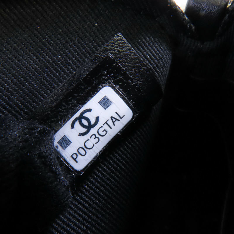 CHANEL 斜紋軟呢Chain Shoulder Bag金扣鏈帶肩背袋-7