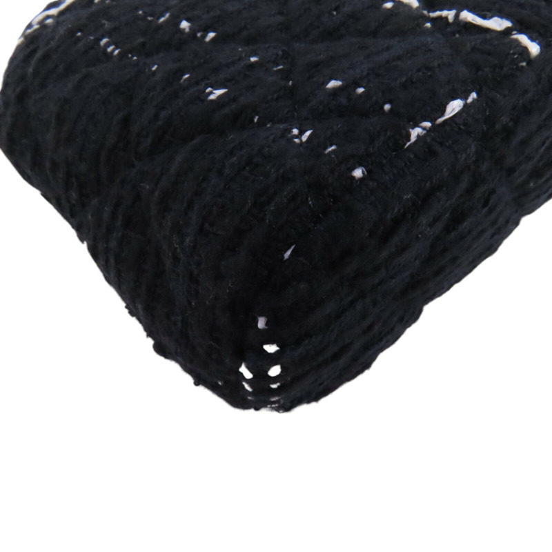 CHANEL 斜紋軟呢Chain Shoulder Bag金扣鏈帶肩背袋-10