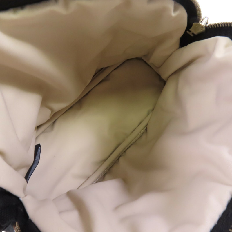 HERMES 帆布Bolide Pouch銀扣手拿包-4