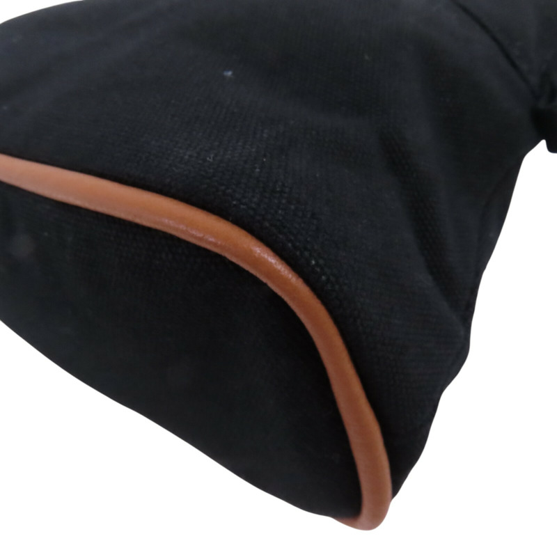 HERMES 帆布Bolide Pouch銀扣手拿包-13