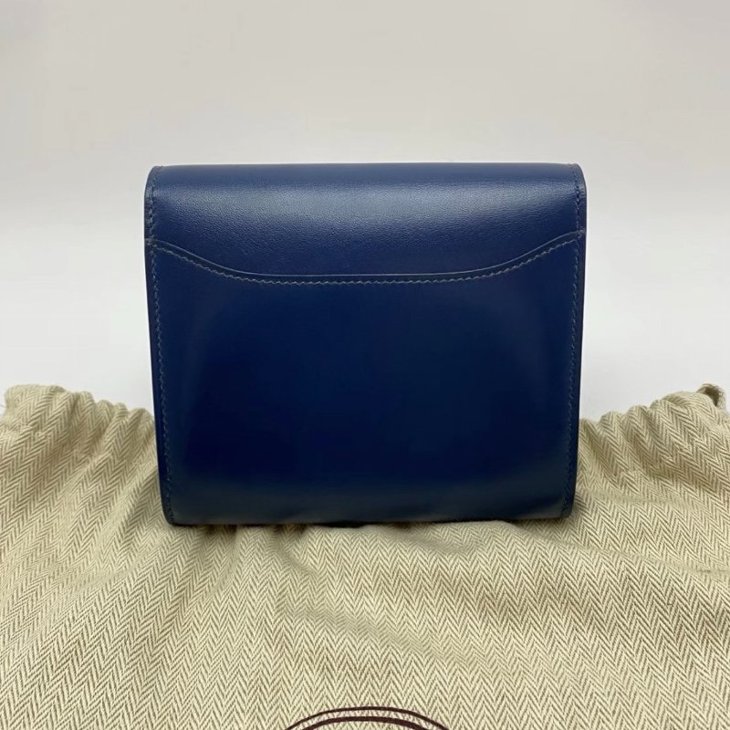 HERMES 銀扣康康錢包13*11*3 98新配件塵袋-5